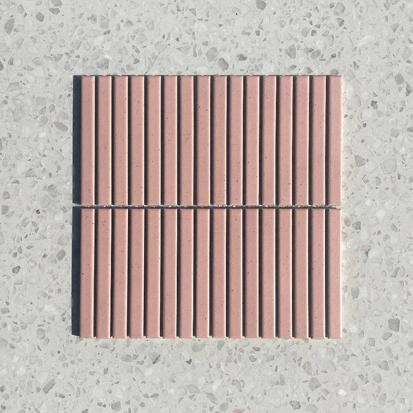 Sakura Pink Slim Kitkat Mosaic - Stone and Tile Projects