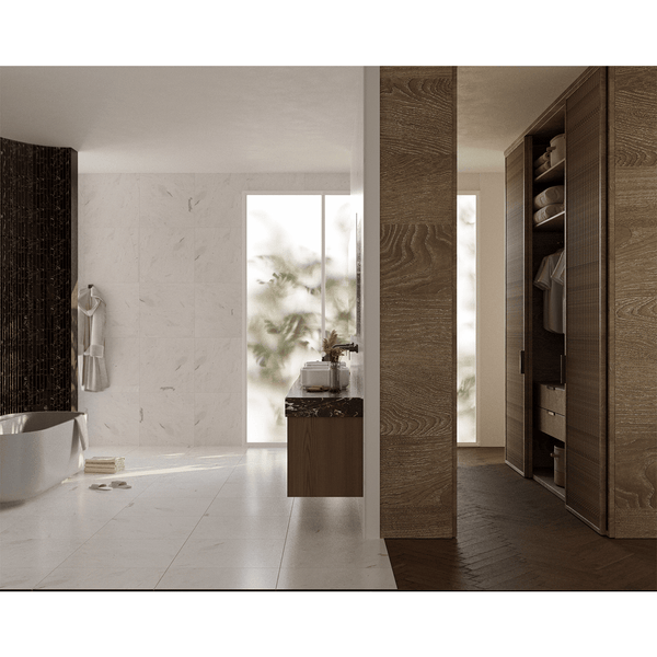 Santorini Bianco Marble - Stone and Tile Projects