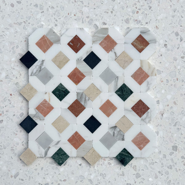 Sassari Calacatta Jolly Marble Mosaic