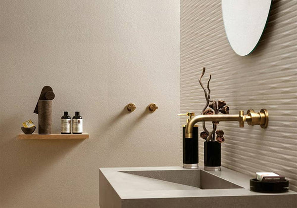 Serene Bianco 3D Craft Italian Ceramic - Stone and Tile Projects