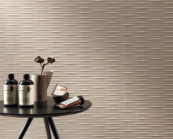 Serene Ivory 3D Craft Italian Ceramic - Stone and Tile Projects