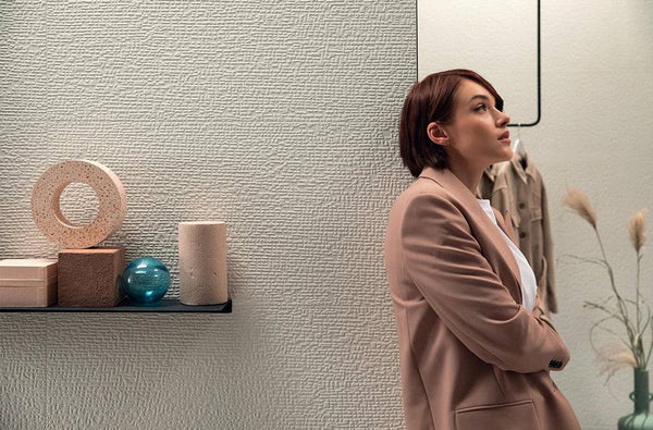 Serene Bianco 3D Craft Italian Ceramic - Stone and Tile Projects