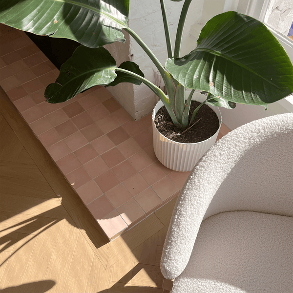 Moroccan Pink Mix Ceramic - Stone and Tile Projects