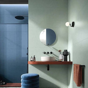 Textured Mint Wallpaper Italian Ceramic - Stone and Tile Projects