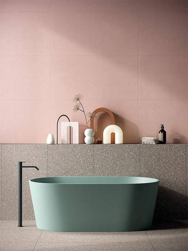 Textured Rossa Wallpaper Italian Ceramic - Stone and Tile Projects