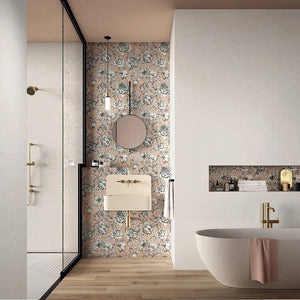 Textured Snow Wallpaper Italian Ceramic - Stone and Tile Projects