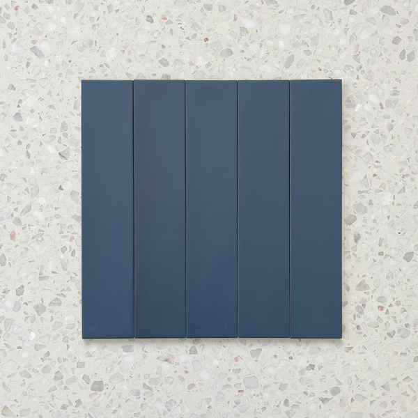 Valley Navy Blue Subway Porcelain - Stone and Tile Projects