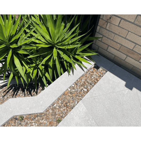 Verde Fossil Tumbled and Flamed Marble - Stone and Tile Projects