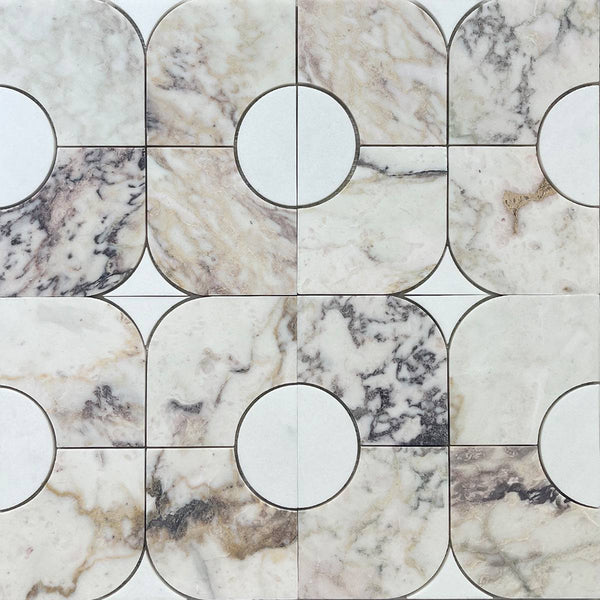 Viola Stella Cupola mosaic - Stone and Tile Projects