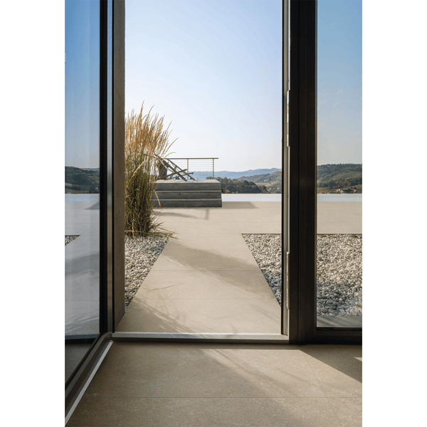 Violina Ivory Italian Porcelain - Stone and Tile Projects