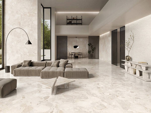 Waitaki White Italian Porcelain - Stone and Tile Projects