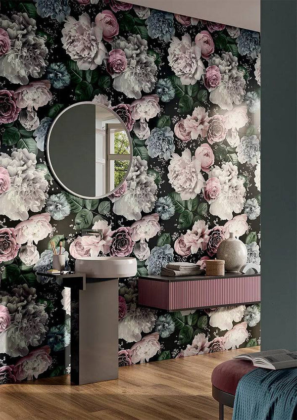 Wallpaper Pattern E Italian Porcelain - Stone and Tile Projects