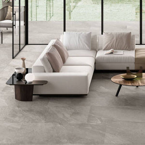 Waterfall Slate Greige Italian Porcelain - Stone and Tile Projects
