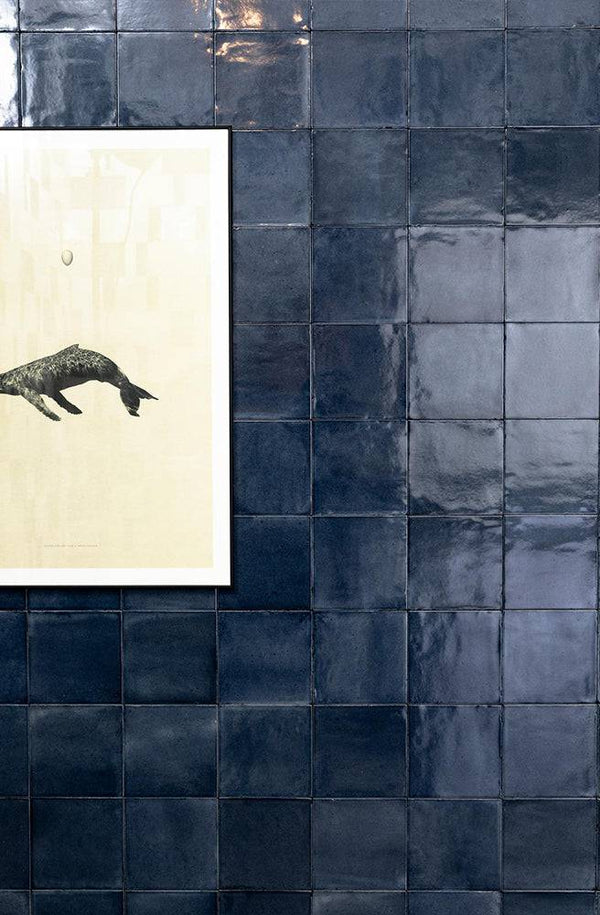 Zellige Kasbah Blue Porcelain - Stone and Tile Projects