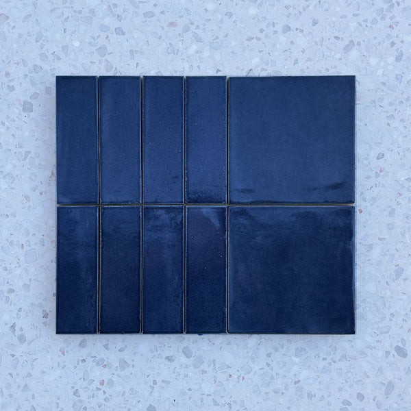 Zellige Kasbah Blue Porcelain - Stone and Tile Projects