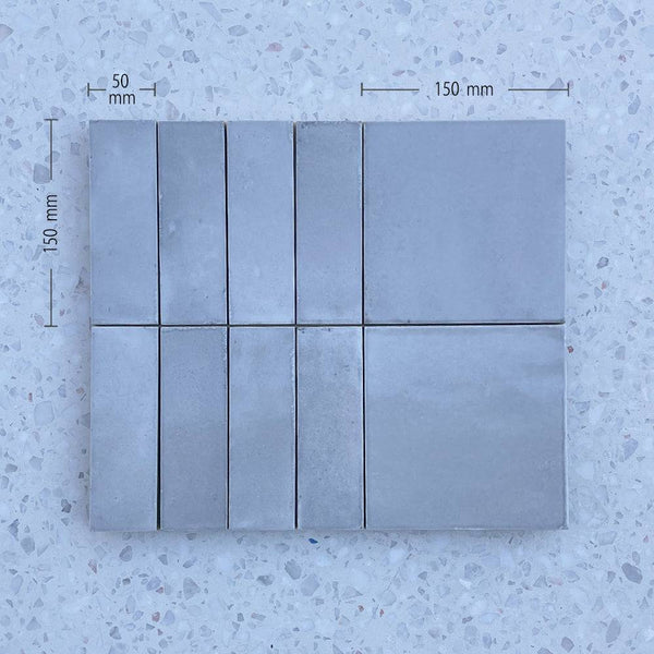 Zellige Kasbah Grigio Porcelain - Stone and Tile Projects