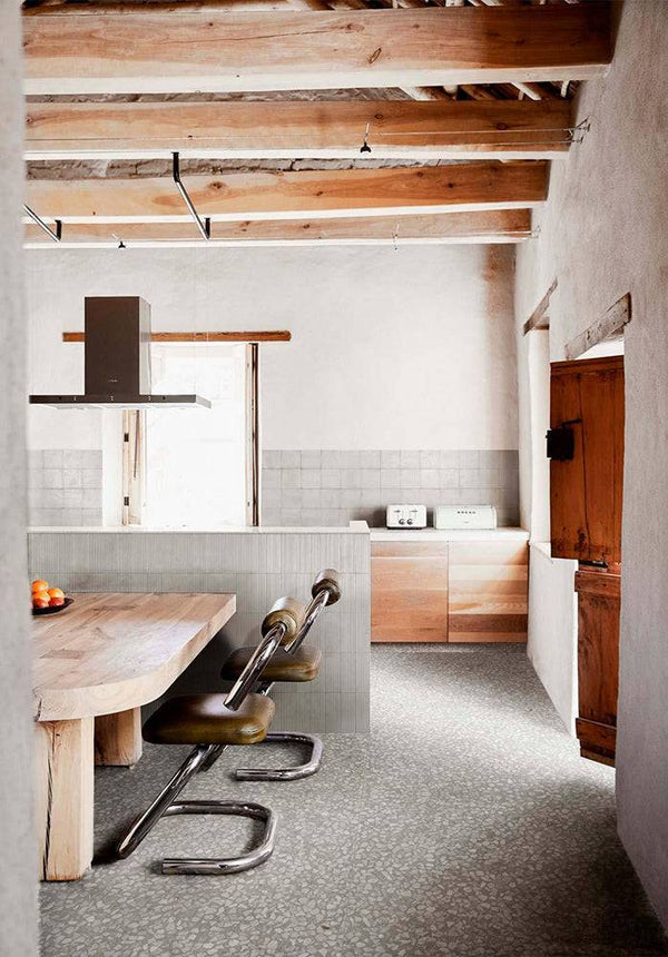 Zellige Kasbah Grigio Porcelain - Stone and Tile Projects
