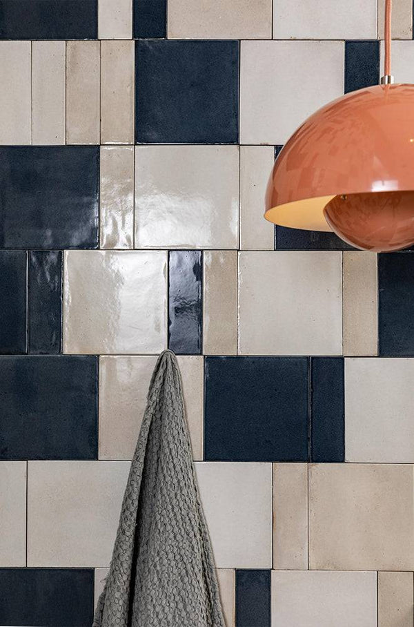 Zellige Kasbah Nude White Porcelain - Stone and Tile Projects