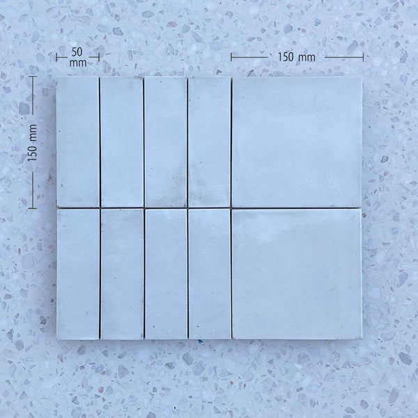 Zellige Kasbah White Porcelain - Stone and Tile Projects