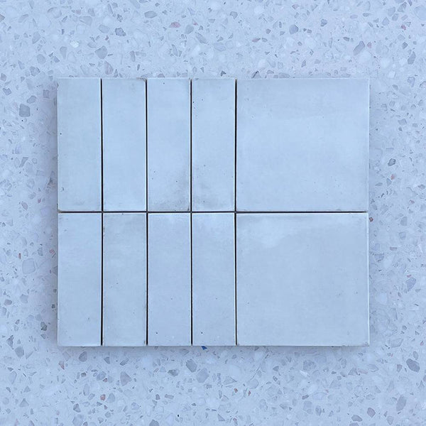 Zellige Kasbah White Porcelain - Stone and Tile Projects