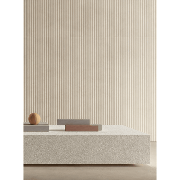 Biella Bianco Concrete Italian Porcelain - Stone and Tile Projects