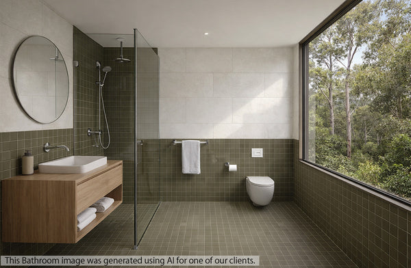 Cagliari Khaki Fusion Full Bodied Porcelain Mosaic