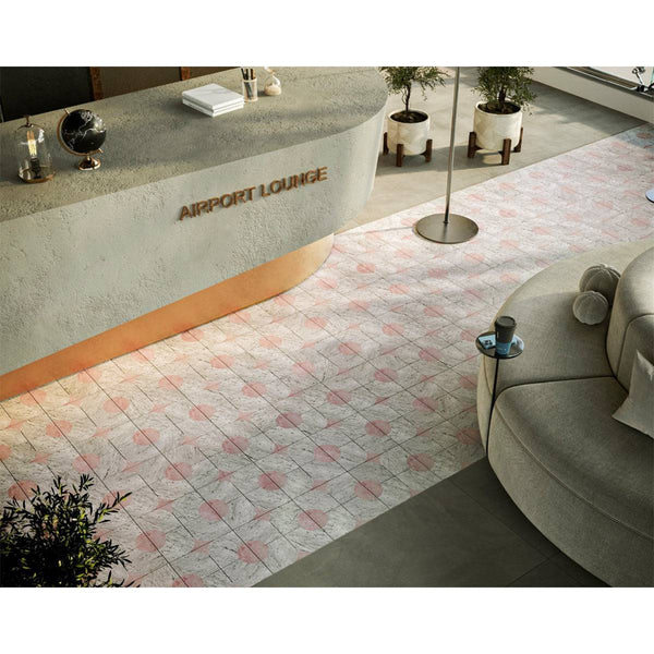 Carrara Alicante Stella Cupola mosaic - Stone and Tile Projects