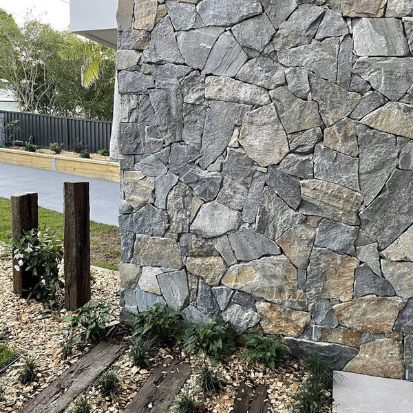 Multicolour Tropea Wall Cladding - Stone and Tile Projects