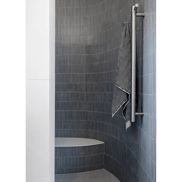 Kit Kat Light Grey Concave Mosaic 145x20 - Stone and Tile Projects