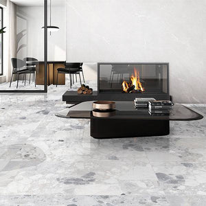 Conglomerate Pearl Porcelain - Stone and Tile Projects