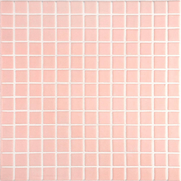 Lisa 2552-A Pink Glass Mosaic Pool Tile - Stone and Tile Projects