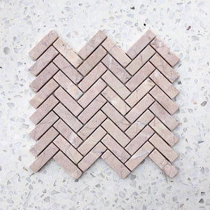 Alicante Herringbone Mosaic 64x20 - Stone and Tile Projects
