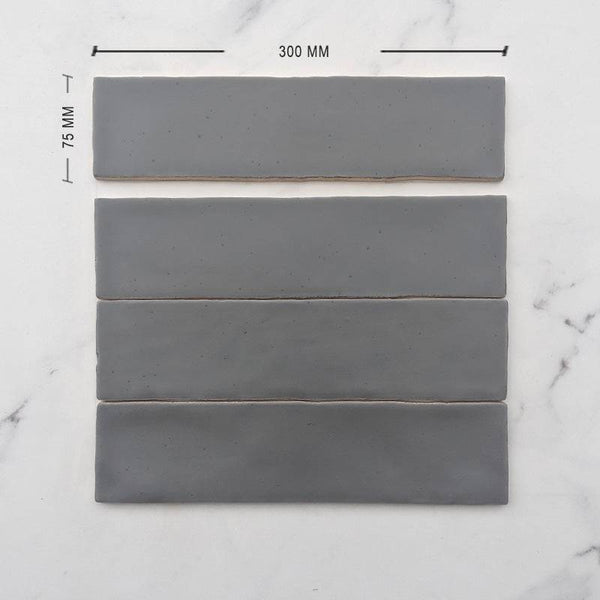 Antracite Moroccan Porcelain 300x75 Dimension