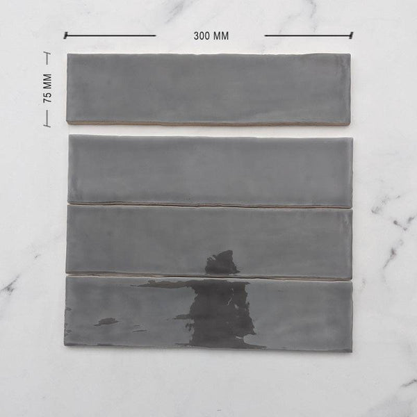 Antracite Moroccan Porcelain 300x75 Dimension