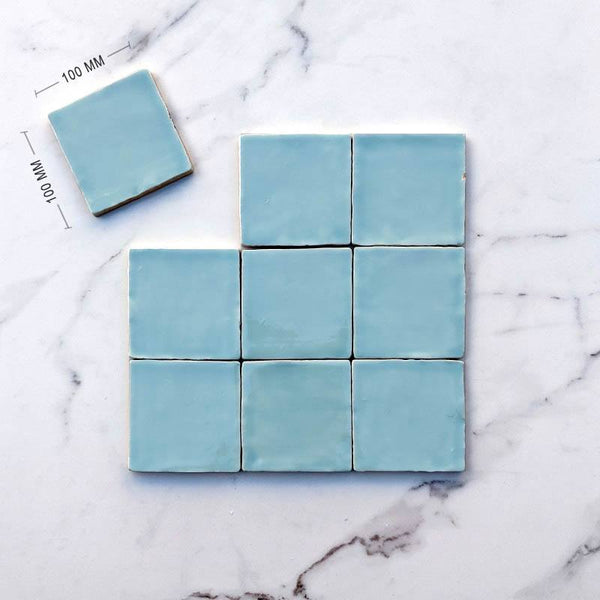 Aqua Moroccan Ceramic 100x100 - Stone and Tile Projects