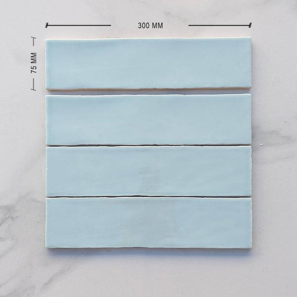 Aqua Moroccan Ceramic 300x75 - Stone and Tile Projects