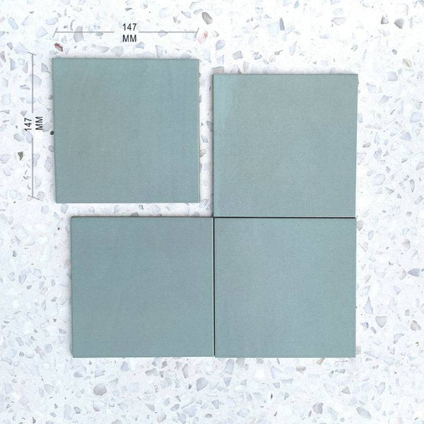 Pastel Green 147x147 Spanish Porcelain - Stone and Tile Projects