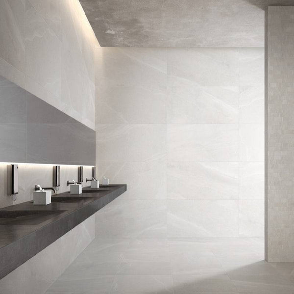Armonia White Italian Porcelain - Stone and Tile Projects