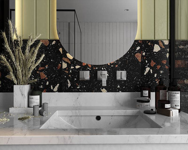Black Forest Terrazzo STP-02 - Stone and Tile Projects