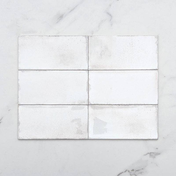 Bianco White Spanish Subway Ceramic 200x100