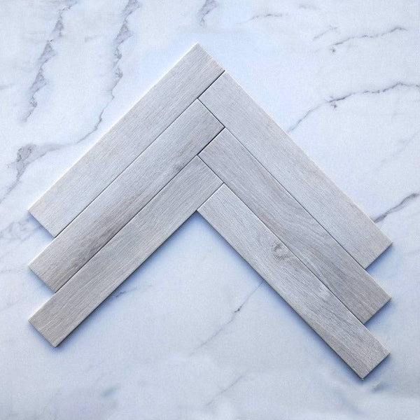 Canada Bianco Timber Look Porcelain - Stone and Tile Projects
