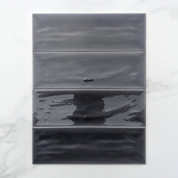Black Ripple Spanish Subway Ceramic 300x100 - Stone and Tile Projects
