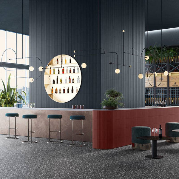 Bologna Decor Denim Convex Italian Porcelain - Stone and Tile Projects