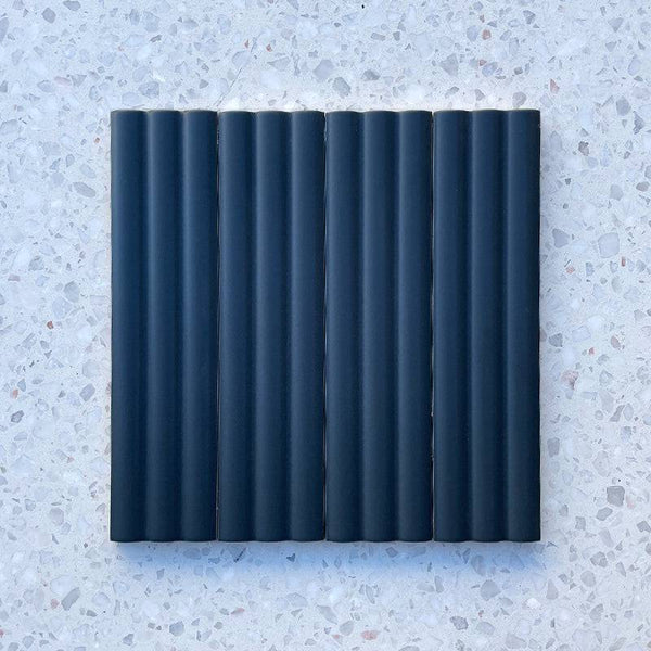 Bologna Decor Denim Convex Italian Porcelain - Stone and Tile Projects