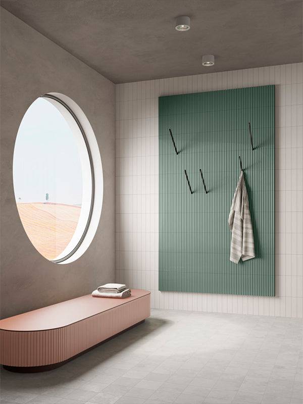 Bologna Decor Rossa Convex Italian Porcelain - Stone and Tile Projects
