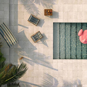 Bondi Tumbled and Fine Sandblasted Marble - Stone and Tile Projects