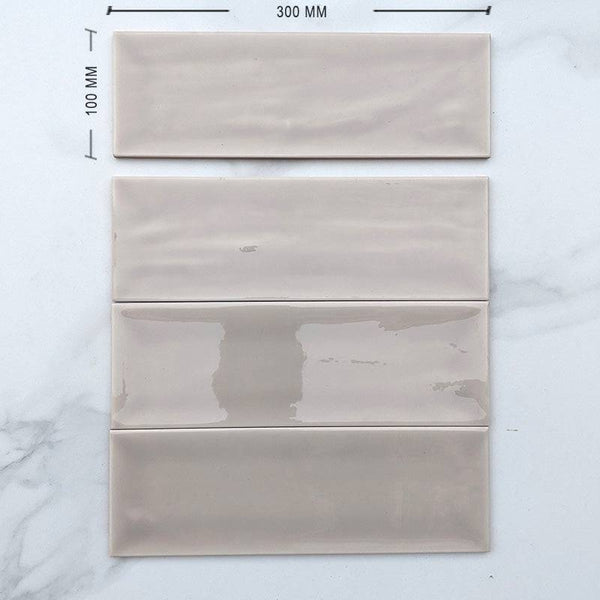 Brown Ripple Spanish Subway Ceramic 300x100 - Stone and Tile Projects