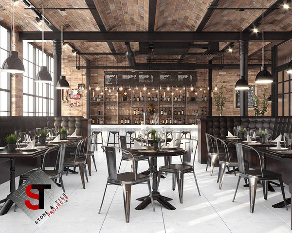 Coarse Grain White Terrazzo STP-04 - Stone and Tile Projects