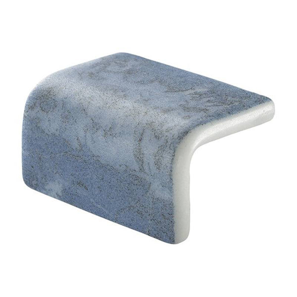 Corner Bluestone Safe Glass Mosaic Pool Tile - Stone and Tile Projects