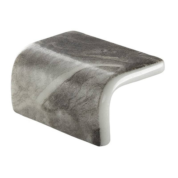 Corner Tigrato Safe Glass Mosaic Pool Tile - Stone and Tile Projects